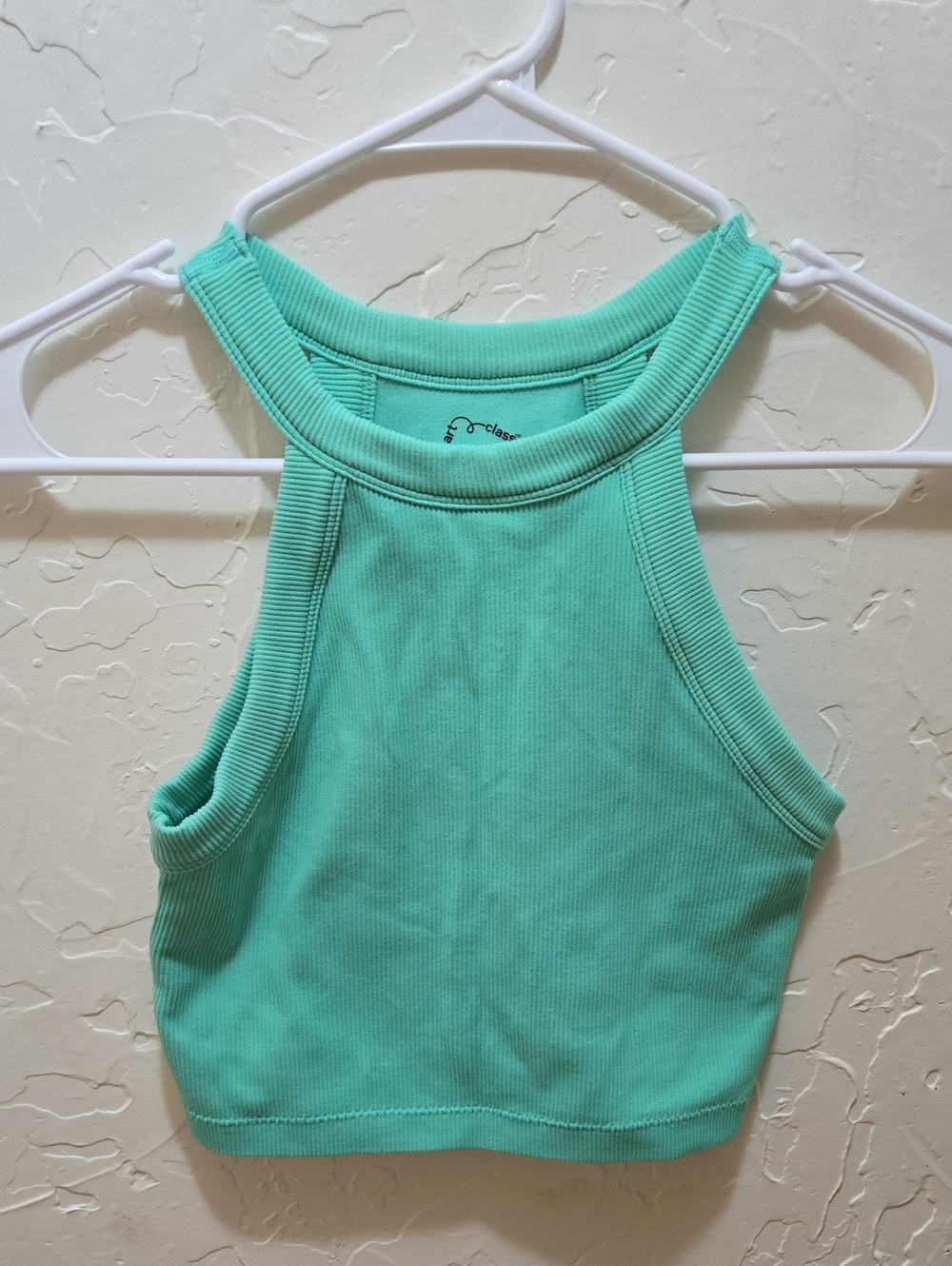 art class Mint Green Ribbed Racerback Tank Top